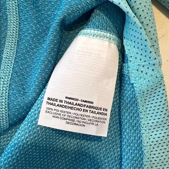 Nike Dri-Fit Blue Long Sleeves Round Neck Athletic Running Shirt L - Picture 5 of 8